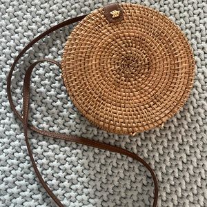 Rattan crossbody